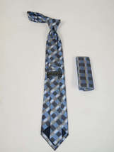 Men's Tie and Hankie Set Soft Microfiber Silky Vito Rofolo by J.Valintin VTR-8 image 2