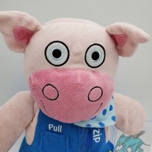 Tiny Tillia by Avon Pig Plush Teach Me to Dress Activity Toy 14&quot; Stuffed - £10.46 GBP