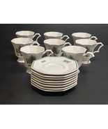 Set of 8 Nikko Classic Collection Christmastime Cups &amp; Saucers Christmas... - $69.29