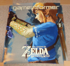 Legend of Zelda Breath of the Wild GameInformer Video Game Cover Art Poster - £19.94 GBP