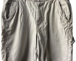 Tommy Hilfiger Cargo Shorts  Red Label Vintage Hi Rise Khaki Size 34 - $10.32