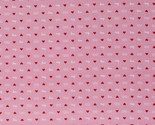 Cotton Love Hugs Kisses XOXO Valentines Hearts Pink Fabric Print by Yard... - $12.95