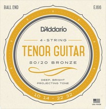 D&#39;Addario EJ66 Tenor Guitar Strings 10-32 - $16.99