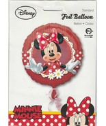 Disney Minnie Mouse Balloon by HeXL Anagram Shape Foil Balloon 17&quot;  ~ ra... - $13.98 CAD