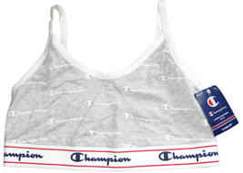 Champion Women&#39;s Double Dry Gray Pullover Bralette Size Large - £11.60 GBP