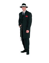 Tabi&#39;s Characters Men&#39;s Deluxe Gangster Zoot Suit Theater Quality Costume, Blue, - £212.51 GBP