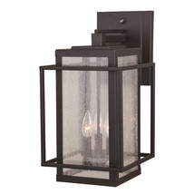 Vaxcel International 9.5 in. Hyde Park Outdoor Wall Light in Espresso Br... - $5,384.15 MXN