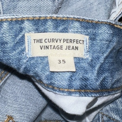Madewell The Curvy Perfect Vintage Jean Women's Size 35 Blue Cotton Denim Crop Item image 10