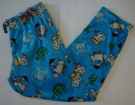 Happy Boxer Men&#39;s Christmas Minky Fleece Sleep Pajama Pants Tootsie Roll Pop XL - £21.83 GBP