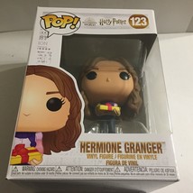 NEW Harry Potter&#39;s Holiday Hermione Granger with Gift Funko Pop Figure - $23.20