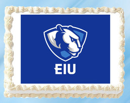 Eastern Illinois Edible Image Cake Topper Cupcake Topper 1/4 Sheet 8.5 x 11&quot; - £9.39 GBP
