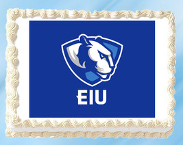 Eastern Illinois Edible Image Cake Topper Cupcake Topper 1/4 Sheet 8.5 x... - $11.75