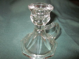 Vintage crystal candlestick - £8.59 GBP