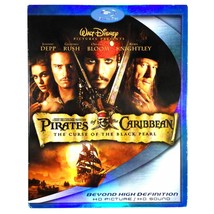 Pirates of Caribbean: Curse of the Black Pearl (2-Disc Blu-ray, 2003) Like New ! - £6.04 GBP
