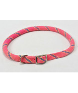Nylon Dog Collar Multi Color Neon Pink 25&quot; - $17.53 CAD