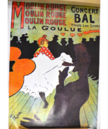 Moulin Rouge Concert Bal La Goulue Lautrec French Poster Reproduction 27... - £23.16 GBP