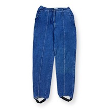 Vtg 80s 90s Elements High Waist Stirrup Jeans Sz 16 USA Mom Stretch Actu... - $29.69