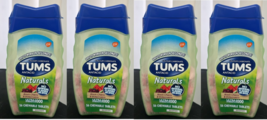 4X Tums Naturals Ultra Antacid Heartburn Chews Black Cherry Watermelon 5... - $20.34 CAD