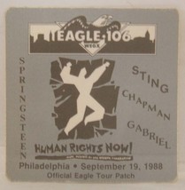 BRUCE SPRINGSTEEN - ORIGINAL HUMAN RIGHTS NOW CLOTH TOUR CONCERT BACKSTA... - €12,79 EUR