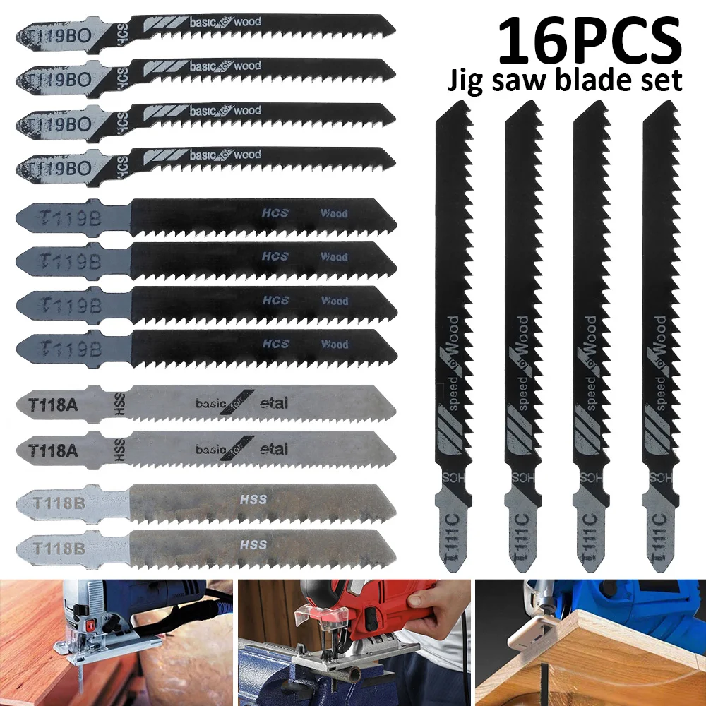 G saw blade jigsaw blades set metal wood assorted blades for wood plastic metal cutting thumb200