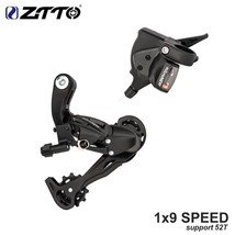 ZTTO MTB Bicycle 1X9 Shifter Set 9 Speed Shifter Derailleur Set Support 9S 11-50 - £75.49 GBP