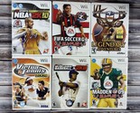 Nintendo Wii Video Game Sports Bundle - Basketball Baseball + Lot of 6 -... - $24.18