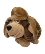 Tonka Pooch Patrol Brown Hound Dog Plush Showing Teeth 10&quot; Stuffed Animal - £11.67 GBP