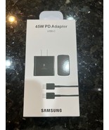 Samsung 45W USB-C Super Fast Charging Wall Charger 45W w/ Cable (Black) ... - €14,34 EUR