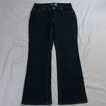 Chicos 1 / 8 Charm MS Bootcut Dark Wash Stretch Denim Jeans - $11.75
