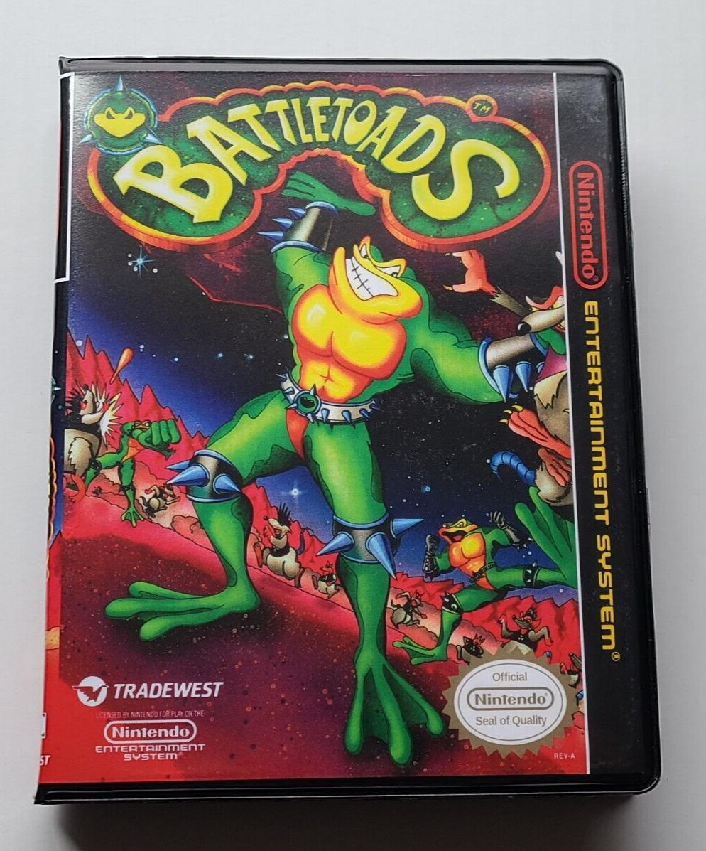 Battletoads CASE ONLY Rigid Clamshell Box Nintendo NES Any 4+$11/ea - $12.18