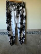 Hard Tail &quot;Forever&quot; White Black Sweatpants SZ S NWOT - £38.27 GBP