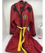 Harry Potter Gryffindor Robe Adult Size Large Red w/yellow Tie Waist Pol... - $46.11 CAD