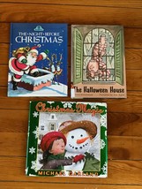 Lot Of 3 The Night Before Christmas Magic &amp; The Halloween House Hardcover Books: - £9.73 GBP