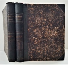 1800s Antique Complete Works Of William Hogarth 2v Set Art 150 Steel Engravings - £178.01 GBP