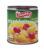 Shirakiku Mixed Fruits In Light Syrup 11 Oz Can (Pack Of 8) - £62.57 GBP