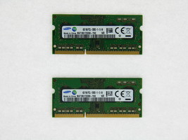 Samsung 1.35V DDR3 LV 8GB 2X4GB PC3-12800 1600 MHZ Portable Mémoire Sodi... - £55.47 GBP