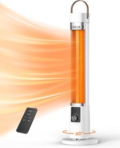 Patio Heater For Outdoor Use, Electric Space Heater Indoor,, Degree Osci... - $3,398.52 MXN
