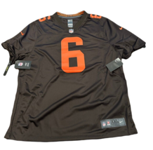 NWT New #6 Baker Mayfield Nike Cleveland Browns Game XXL Football Jersey - £27.09 GBP