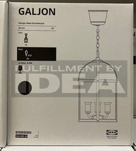 Brand New IKEA GALJON Black Pendant Lamp 404.509.39 - £78.62 GBP