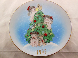 Dreamsicles By Kristin 1995 Christmas Collector Plate The Finishing Touc... - $185.64 MXN