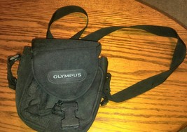 Olympus Camera Carry Bag Shoulder Strap Point &amp; shoot Style Pockets Mess... - £7.85 GBP