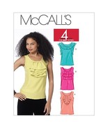 McCall's Patterns M5977 Misses' Tops, Size A5 (6-8-10-12-14) - £5.38 GBP
