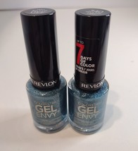 2 Pack Revlon Colorstay Gel Envy Nail Polish 7 Days of Color 340 Sky&#39;s The Limit - £5.98 GBP