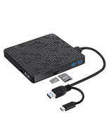 5 In 1 External Bluray Drive, Usb3.0 Type-C Bluay Blueray Drive Slim Opt... - $83.99