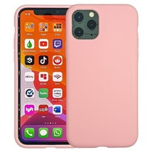 Liquid Silicone Gel Rubber Shockproof Case for iPhone 11 Pro Max 6.5&quot; LIGHT PINK - £6.12 GBP