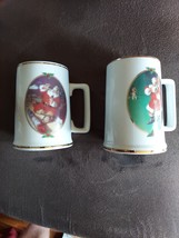 Set Of 2-Coca Cola Christmas Mugs VTG Collector Edition Santa Claus 1996... - £8.49 GBP