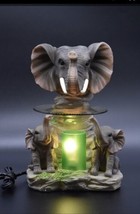 Fragrance Lamp Tart Oil Warmer Beautiful Elephant with Dimmer - £35.17 GBP