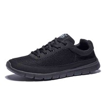 Shoes Smart Casual Of Men Wide Breathable Sneakers Men Shoes Lightweight Black M - £46.05 GBP
