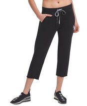 DKNY Womens Drawstring-Waist Sweatpants, X-Large, Black - $58.91