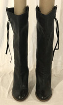 Coach Selena Sz 10 tall knee High butter soft leather tassel western doe Boots - £55.37 GBP